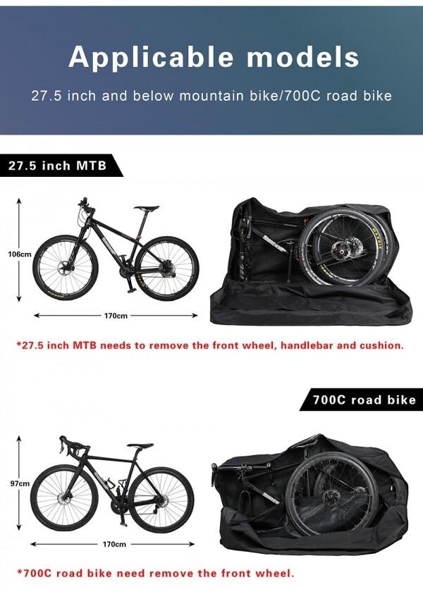 라이딩데이,[라이딩데이] 26-27.5인치 MTB,로드자전거 캐링백2- 자전거캐리어가방 RM263