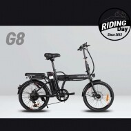 [모토벨로] 미니벨로 전기자전거 8Ah- PAS/스로틀방식 접이식 전기자전거 G8