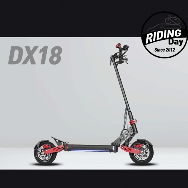 라이딩데이,[모토벨로] 듀얼 전동킥보드 2262W 18Ah- 스마트키 자전거도로가능 DX18