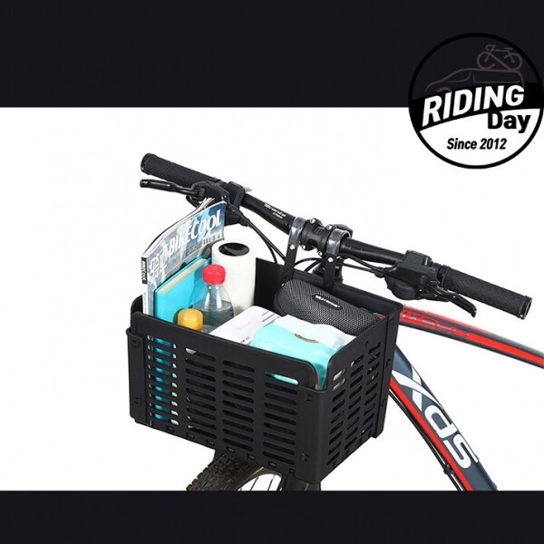 라이딩데이,[라이딩데이] 폴더블 자전거 바구니- 750g 가벼운 3단계 접이식 바구니 712031
